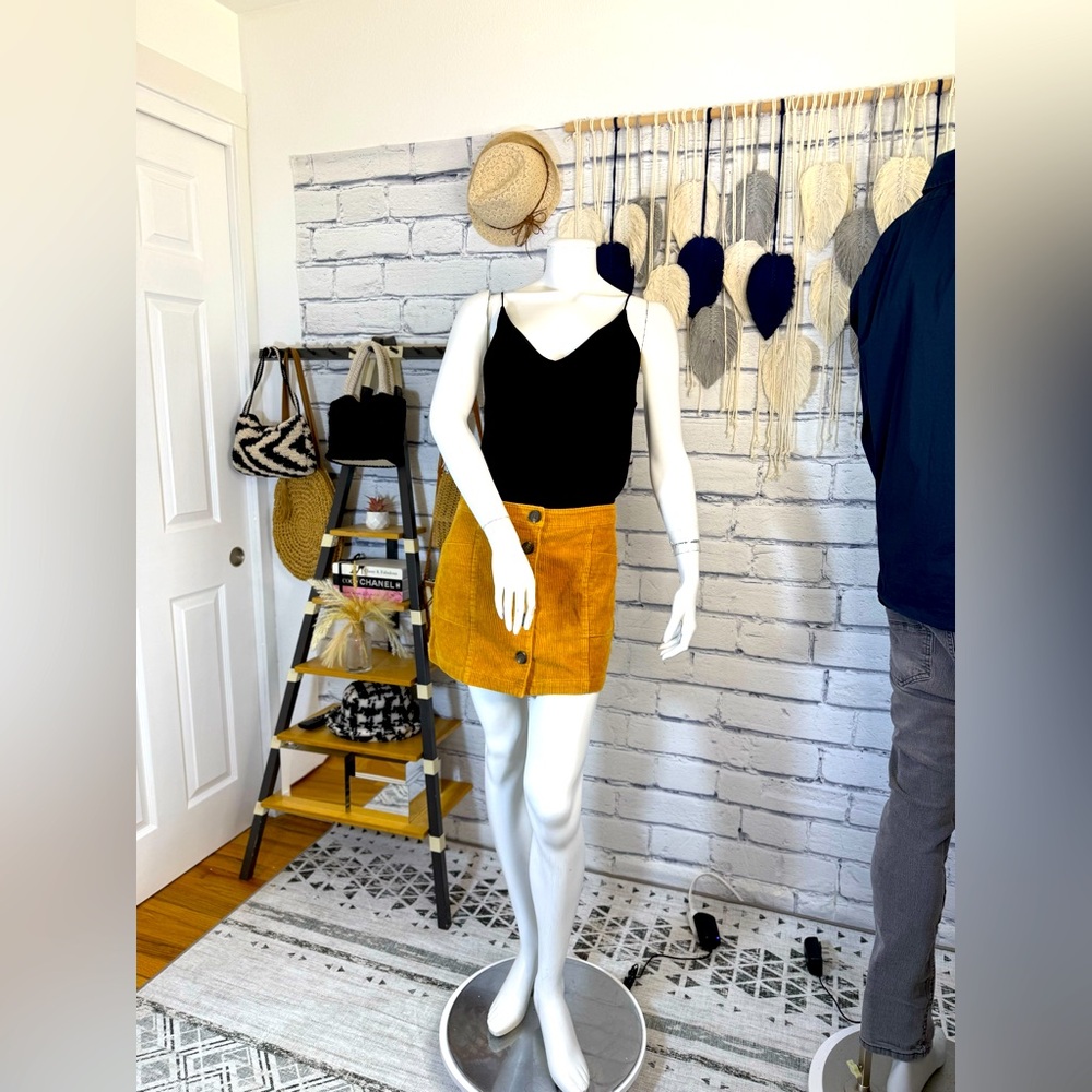 Chloe & Katie Corduroy Mini Skirt